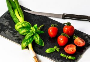 CBD pasta with fresh ingredients