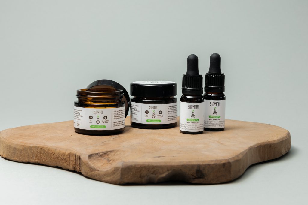 cbd olie skincare crème zalf