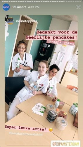 Pancakes and cbd bars for healthcare heroes